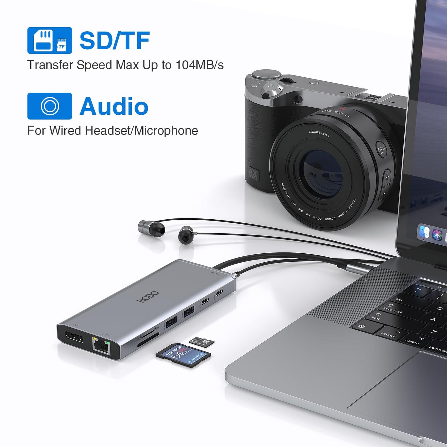 USB C Docking Station Dual Monitor HDMI for Dell HP, Laptop Docking Station 3 Monitors Triple Display USB C Hub Dock to 2 HDMI 4K,DP,Ethernet,6 USB,PD,SD/TF, Audio, USB C Adapter 14 in 1 for Lenovo