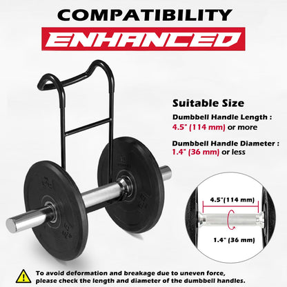 Upgraded 2-Pack Dumbbell Spotter Hooks, 250 lbs Load Capacity Heavy Duty Dumbbell Hooks for Bench Press, Chest & Shoulder Workouts with Wrist Straps