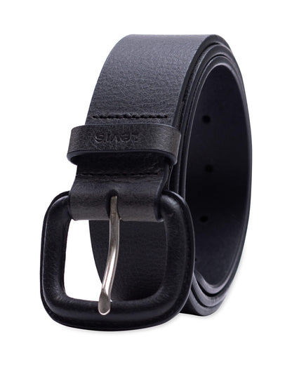 1.5" WRAPPED BUCKLE W/LOGO LOOP LEATHER