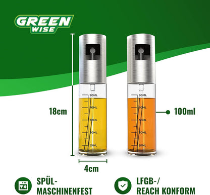 Oilsprayer for Olive & Vine Oil Spray Bottle, Continuous Spray, 3 OZ, for Cooking, Salad Dressing, BBQ and More