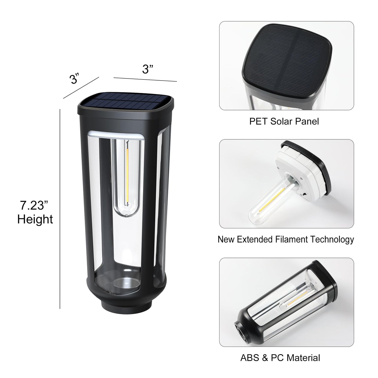 JEJOT Solar Pathway Lights Outdoor Waterproof IP65, 8 Pack Warm White Solar Walkway Lights, Auto On/Off Outdoor Light for Lawn Garden Patio Driveway Decor Landscape Lighting