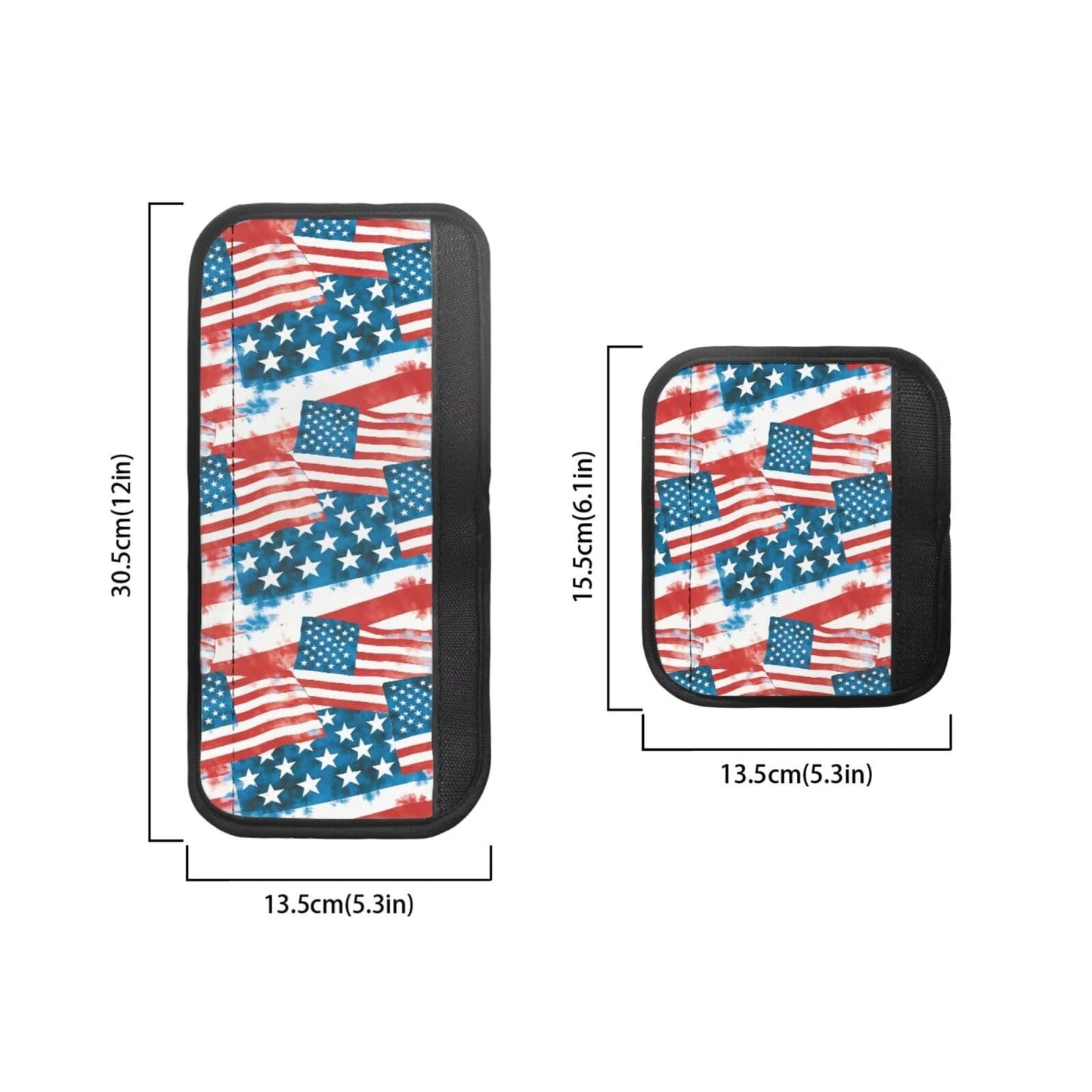 Hwzdsyxl American Flag Pattern Refrigerator Door Handle Covers 6 Pieces Appliance Handle Cover Sets Easy to Clean Neoprene Protective Handles Gloves Fit Fridge Oven Dishwasher, Independence Day Decor