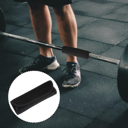 HANABASS 2 Pack Barbell Grips Weightlifting Dumbbell Handles Pad Thick Bar Wrap Cushion for Powerlifting Strength Training Horizontal Bars Cover Anti-slip Grip Support