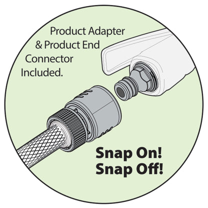 Melnor 65190AMZ RelaxGrip Flashlight 8 Pattern Nozzle w/Adpt
