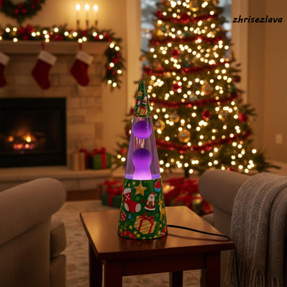 16inch Purple Liquid Motion Lamp, Flowing Relaxation Dynamic Lighting, Home Decor Serenity Entertainment Lamp, Meditation Night Light Home Decor, Gift for Adults and Children, Christmas Base.jzt