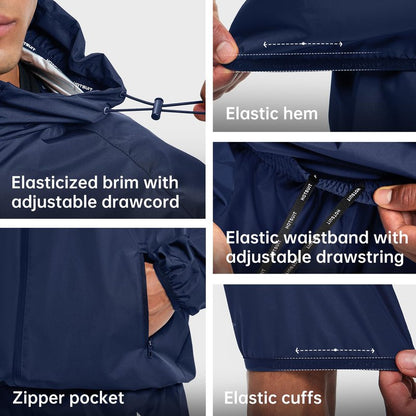 HOTSUIT Sauna Suit for Men – Hot Sweat Suit for Boxing Exercise, Sauna Jacket & Pants, Workout Fitness Gear
