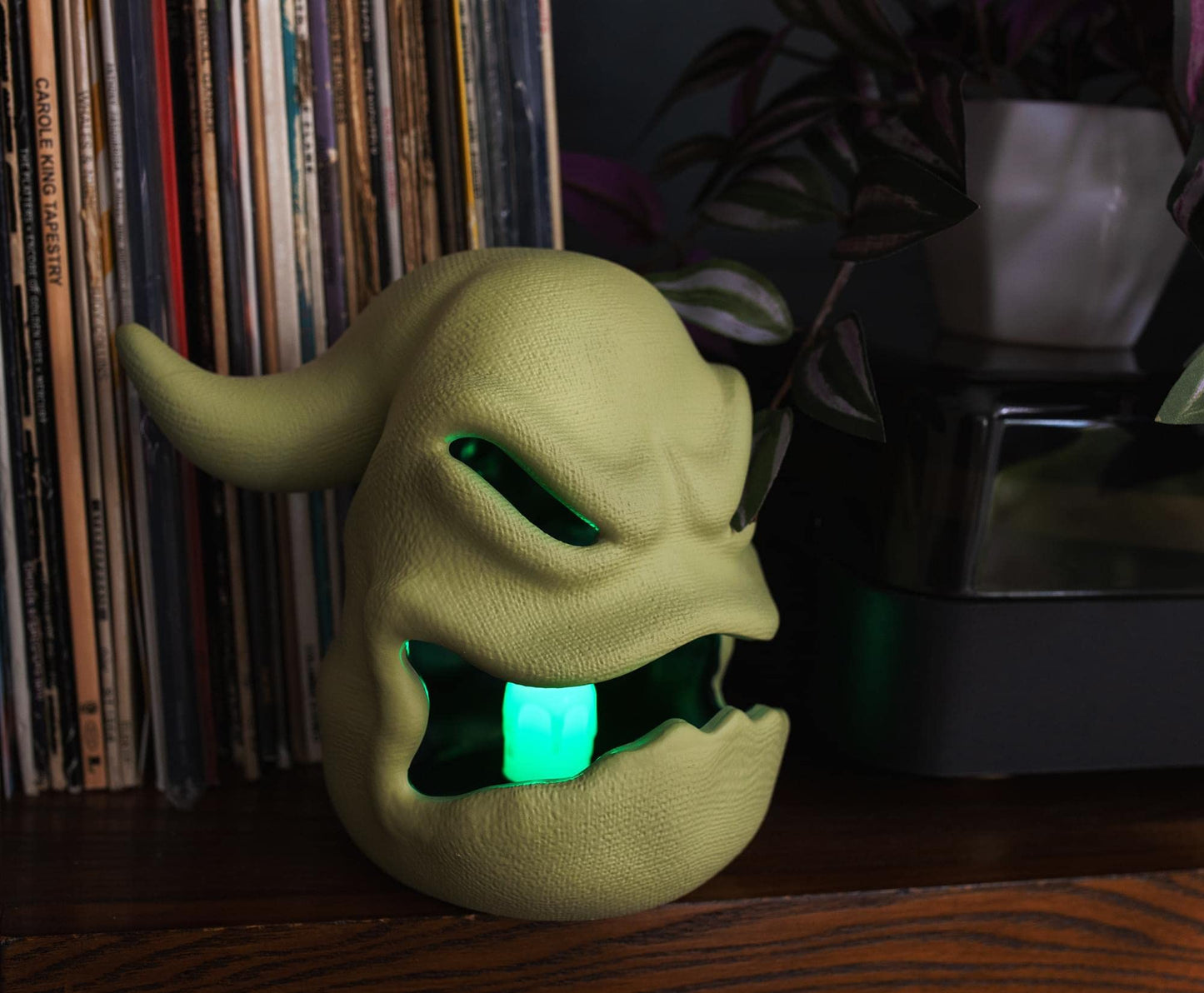 The Nightmare Before Christmas Disney LED Flickering Flameless Candle with Automatic Timer | Officially Licensed Collectible