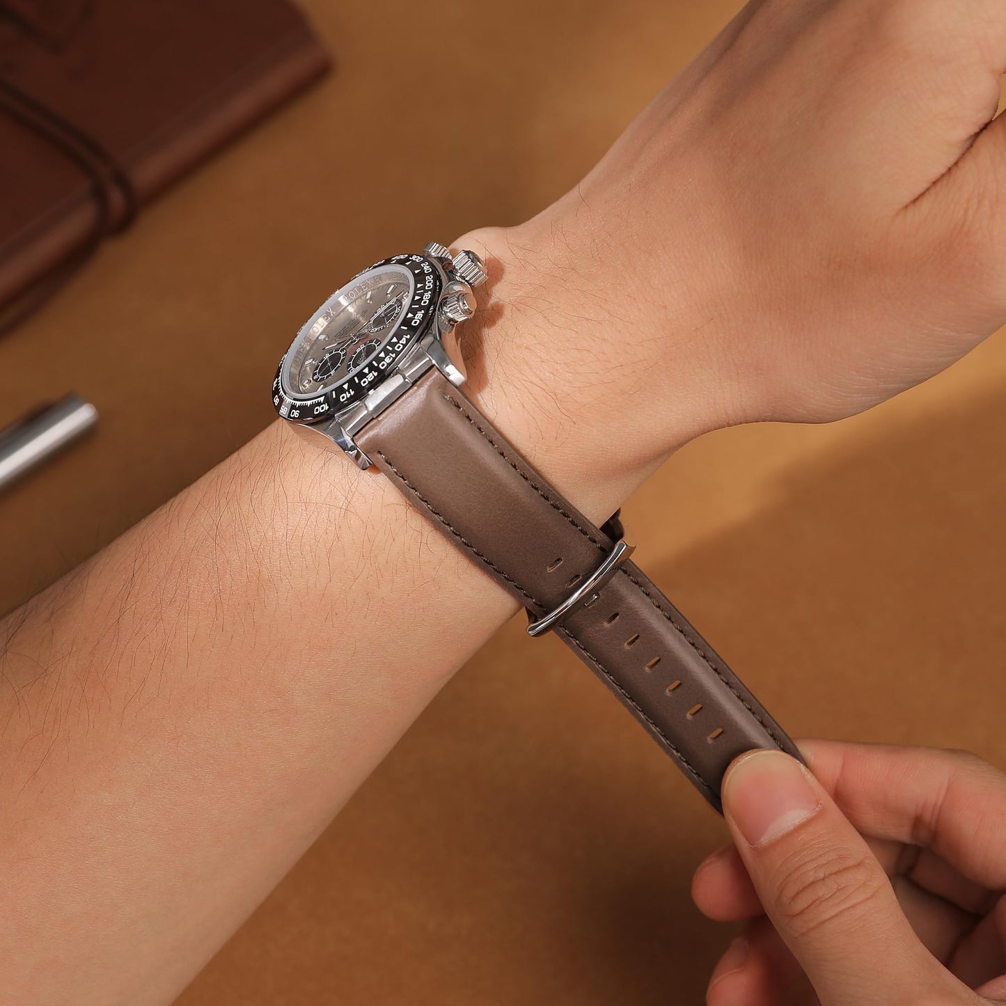 CORROPELLE Leather Watch Bands Quick Release, Elegant Top Grain Leather Watch Straps Band Replacement for Men and Women, Watch and Smartwatch, Choice of Width 18mm 19mm 20mm 21mm 22mm