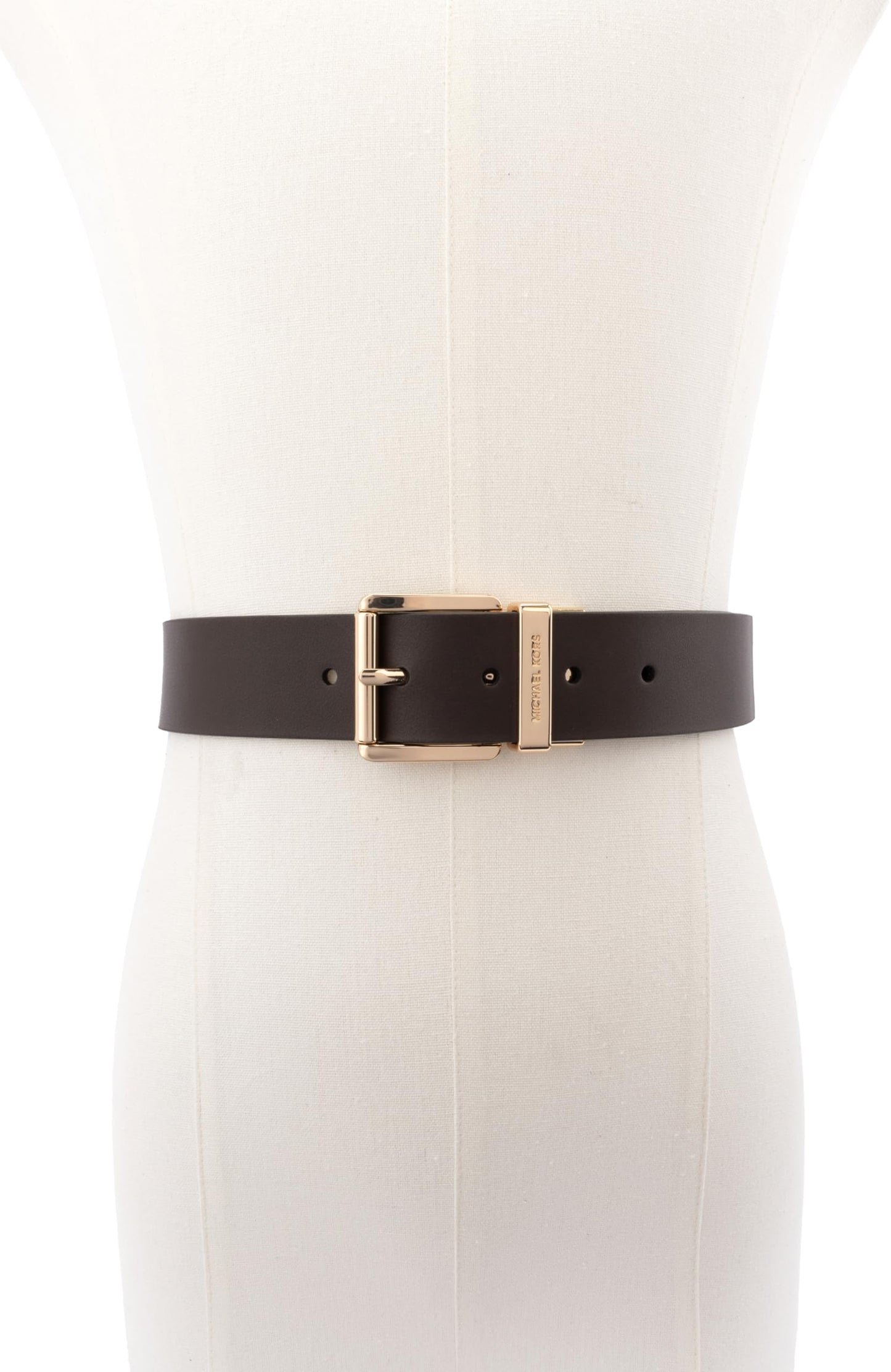 Michael Kors Women's 1.5 Inch Leather Reversible Belt, Stylish Fashion Accessory for Everyday Wear