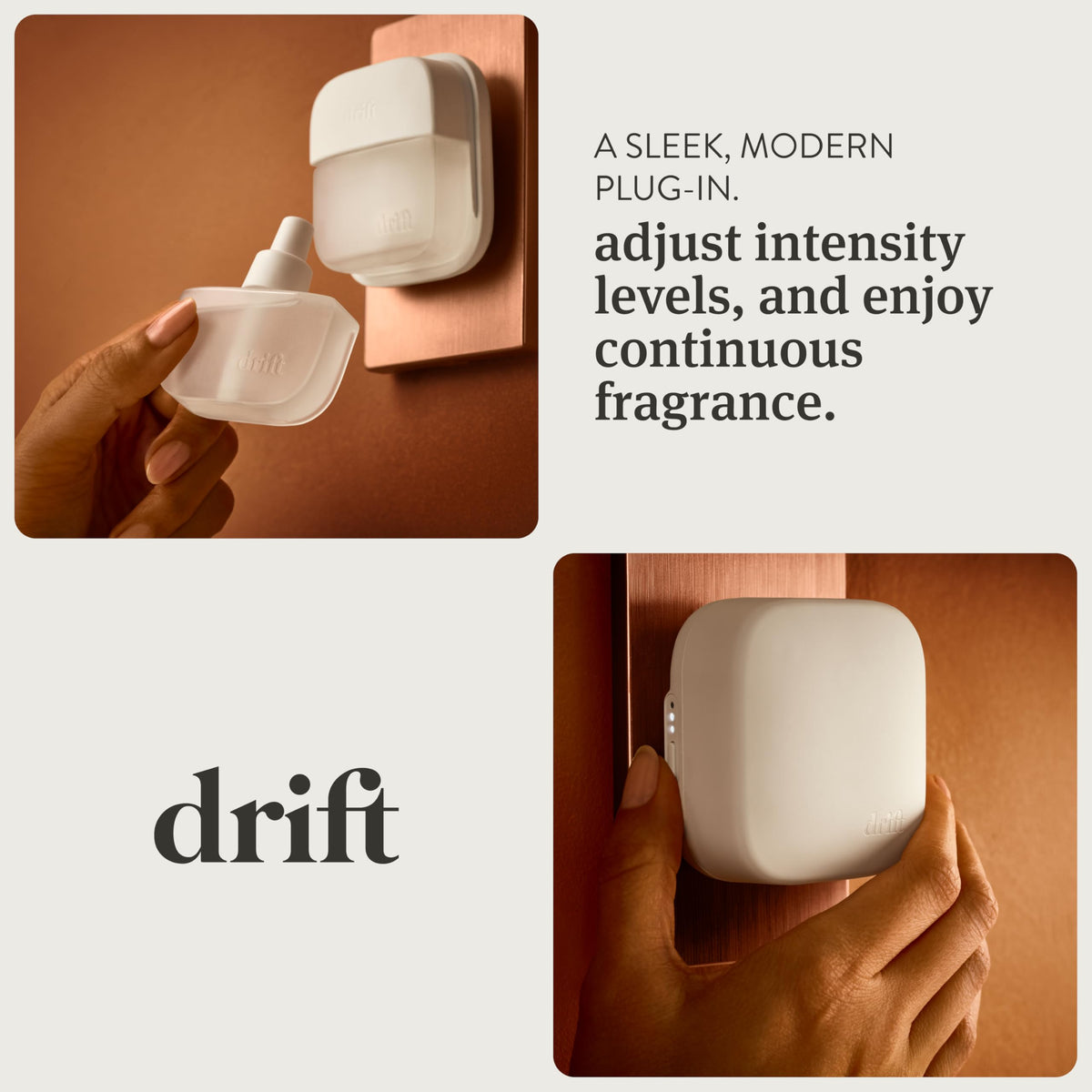 Drift Home Scent Diffuser Starter Kit in Open Air - Adjustable and Long Lasting Diffuser Aroma - Clean Ingredients, Pet Safe