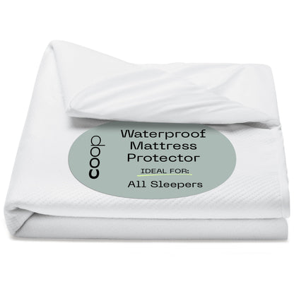 Coop Home Goods Ultra-Tech Waterproof Mattress Protector Cal King, Smooth Top Mattress Pad, Waterproof Cover, Up to 18 Inches Deep, Machine Washable, Noiseless Comfort, Cal King (72x84)