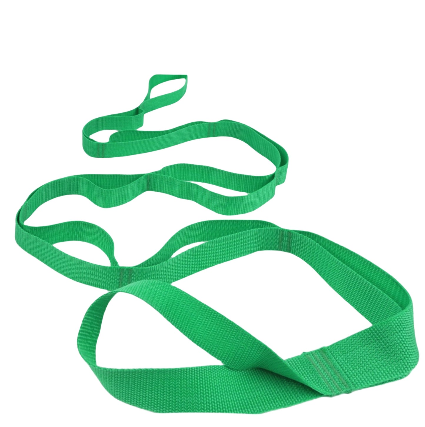 Scotamalone Stretching Strap Yoga Strap Physical Therapy for Home Workout, Exercise, Pilates and Gymnastics, 10 Loops Non-Elastic Stretch Bands with Aesthetic Packaging for Women & Men