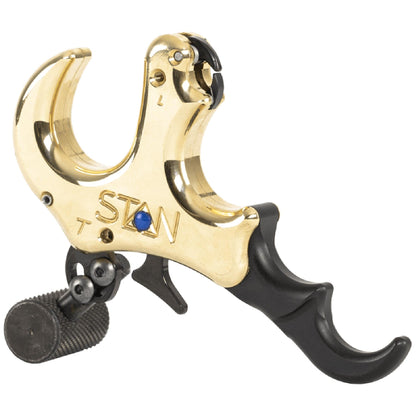 Stan OnneX Thumb Archery Release – Modular Trigger Release with Zero Travel, Adjustable Tension, 3 & 4 Finger Options, Open Hook, Trainer Lock, Heavy Metal, XL