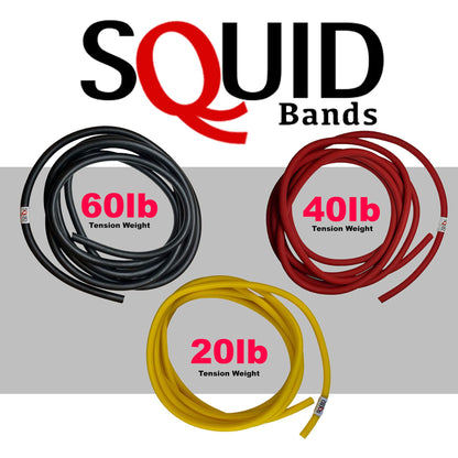 SQUID BANDS, Wrestling, Jiu Jitsu, Judo, Grappling, MMA, Boxing, Muay Thai, Solo Training, Resistance Band. (Large)