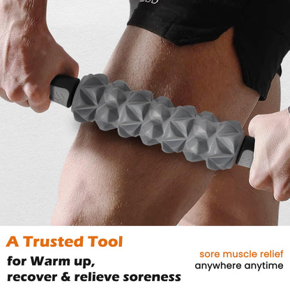 KITWILD Muscle Roller Stick, Massage Roller Stick for Athletes, Body Massage Stick for Muscles Deep Tissue, Muscle Relaxation Roller for Physical Therapy, Myofascial Release, and Yoga Therapy