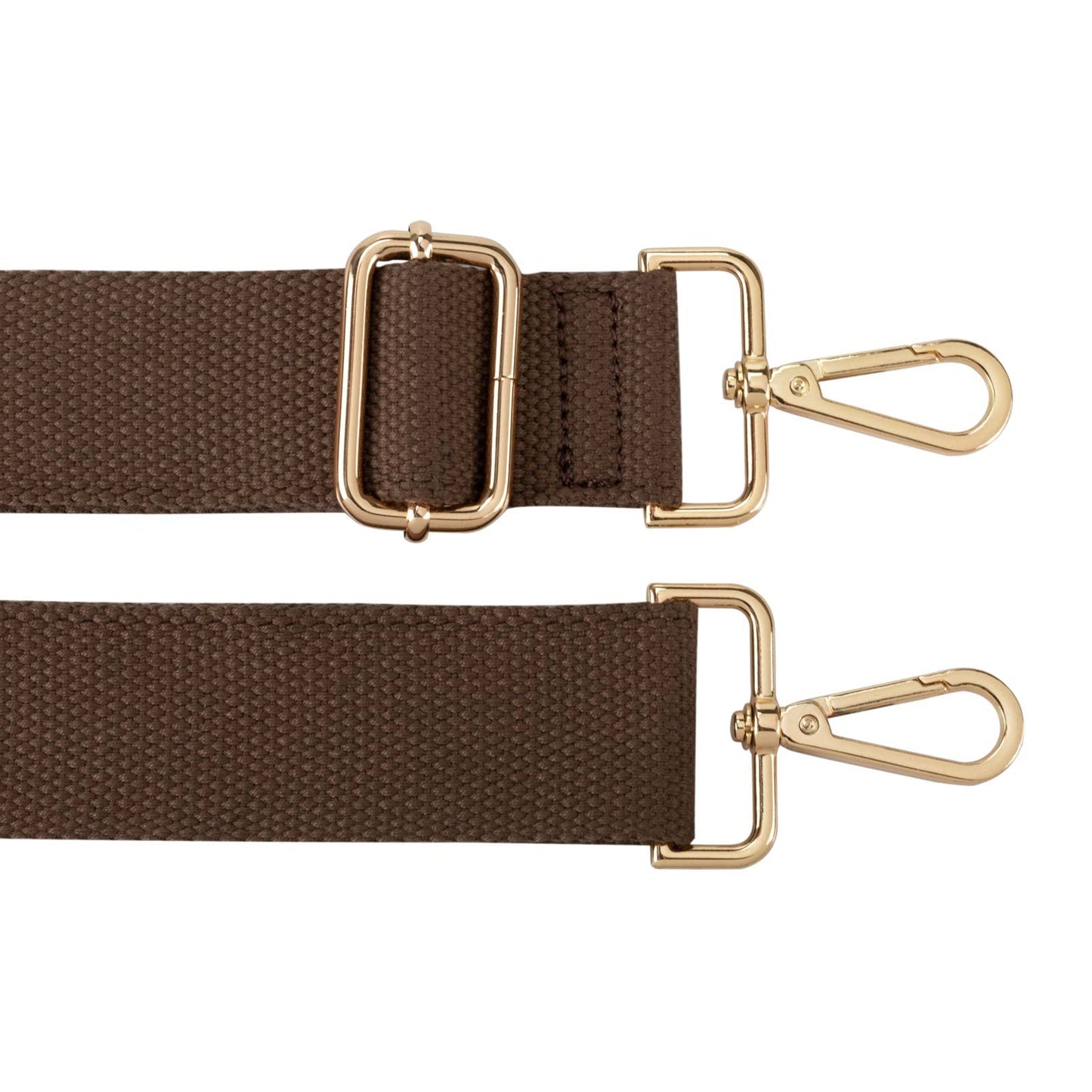 Allzedream Purse Straps Replacement Crossbody Bags Handbag Wide Canvas Adjustable (Brown S)