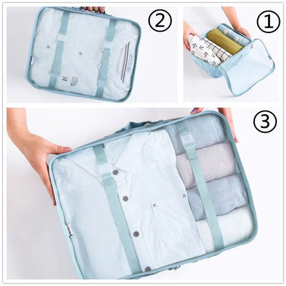 OEE 9 pcs Luggage Packing Organizers Packing Cubes Set for Travel