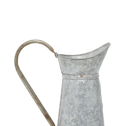 Deco 79 Metal Watering Can Indoor/Outdoor Planter, 10" x 6" x 12", Brown