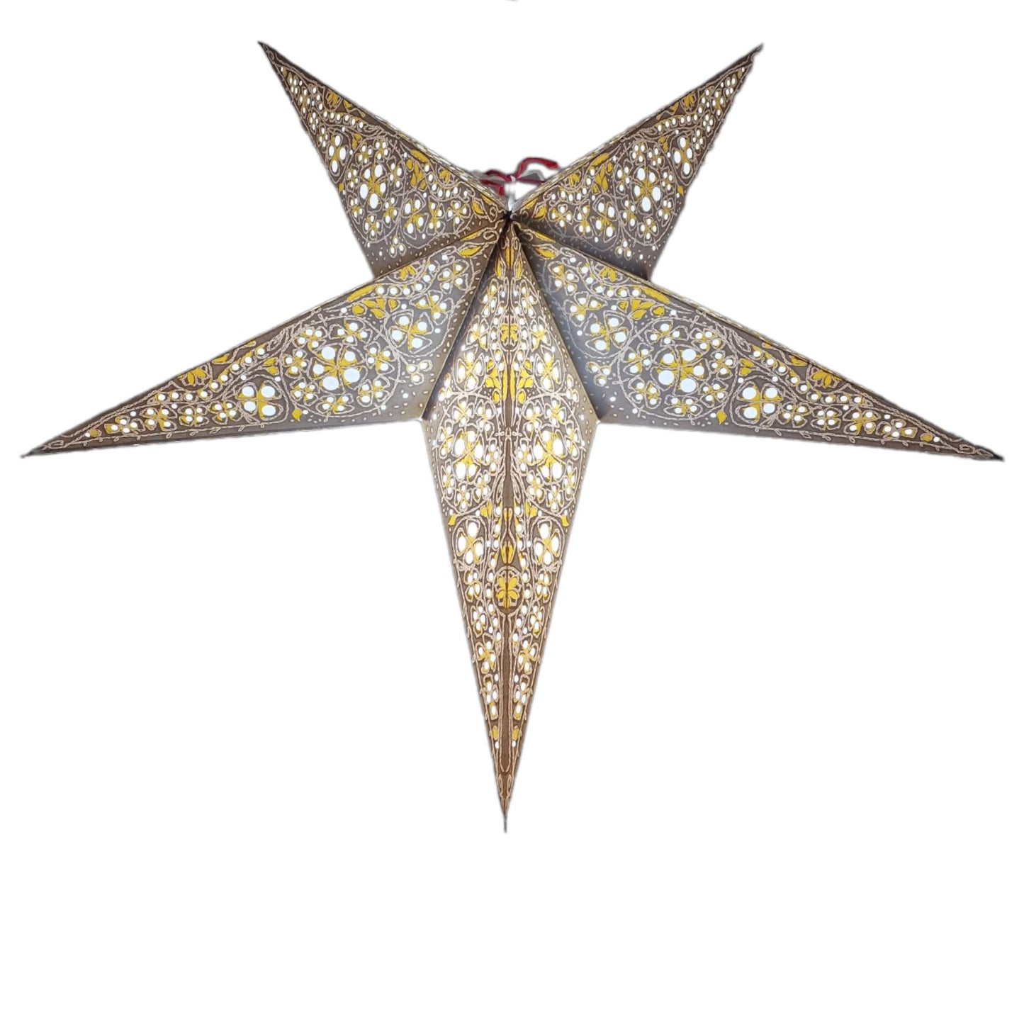 Yepsio Paper Star Lantern Lampshade, 60 cm, Hanging Decorations for Christmas, Wedding, Home, Party (Galaxy 009)