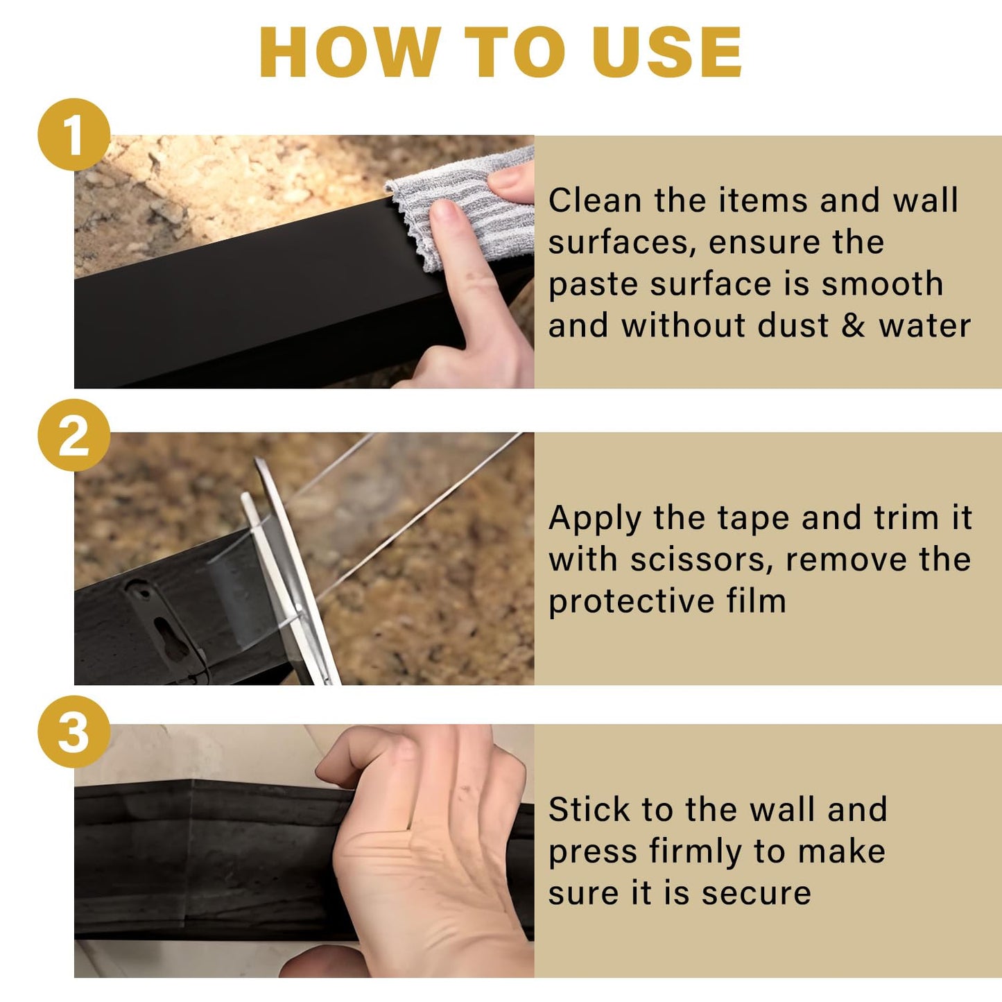 WINNOW Bulk Heavy Duty Nano Double Sided Tape (2 Rolls, 1.2"x120") - Industrial-Strength Adhesive for Student/Office/Classroom/Dormitory Facility Supplies ，Reusable & Removable Mounting Solution