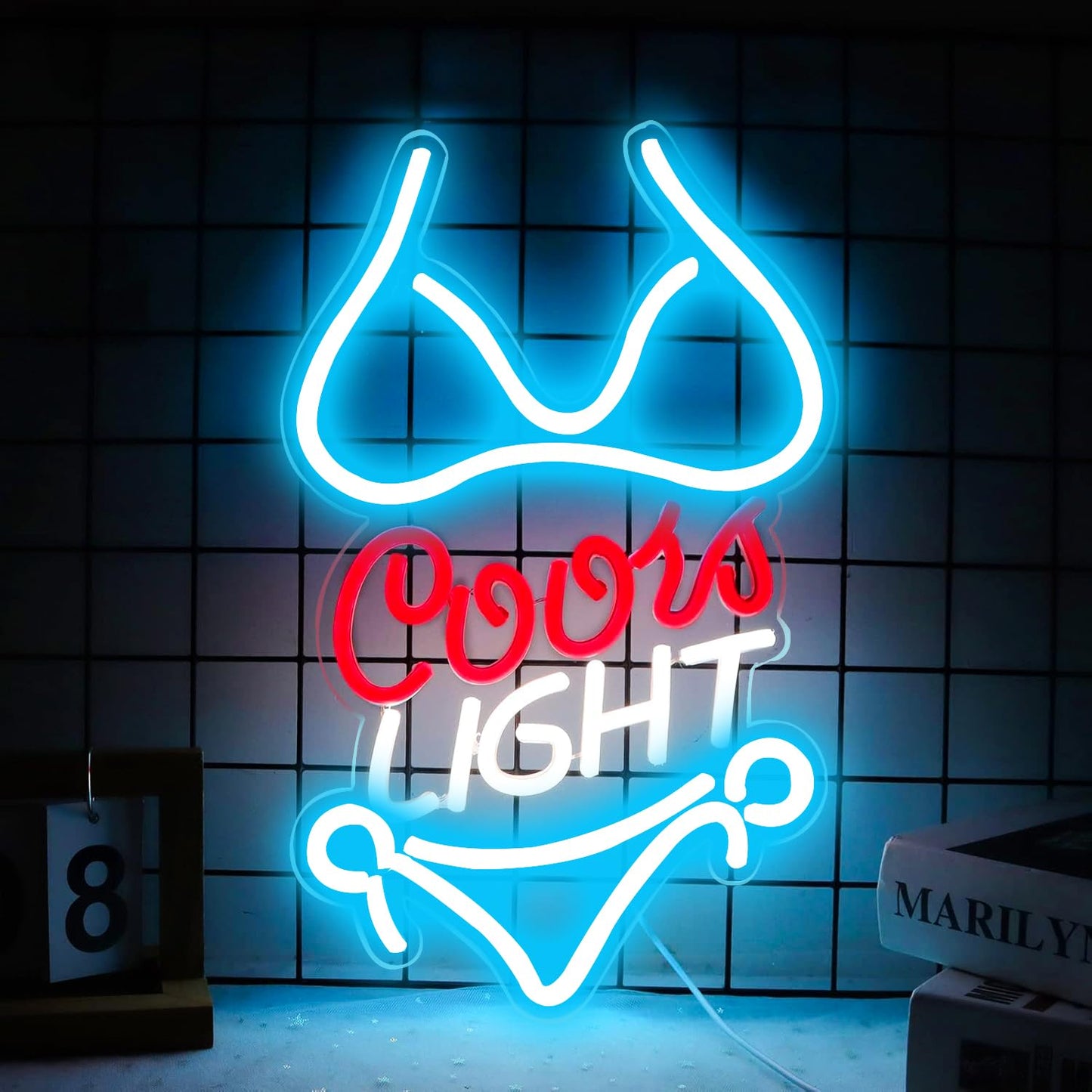 JFLLamp Drinks Neon Signs for Wall Decor Neon Lights for Bedroom Led Business Signs Suitable for Man Cave Bar Pub Restaurant Christmas Gift Art