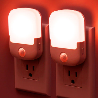 Briignite Night Lights Plug into Wall, Modern LED Night Light Plug in, Dusk to Dawn Sensor, Soft White 3000K, 0-100LM Adjustable Brightness, Dimmable NightLight for Hallway, Bedroom, Stairway, 2 Pack
