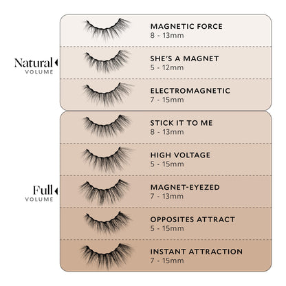 Velour Magnetic Eyelashes, Luxurious False Lashes, Reusable Eyelashes, Wear up to 30x & Vegan, All Eye Shapes, Natural Lashes, Magnetic Eyeliner not Included (Magnet Eyezed)