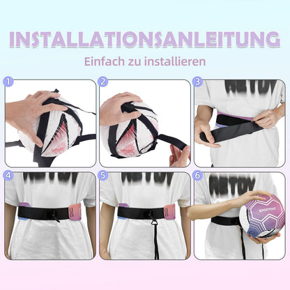 Sportout Soccer/Volleyball Training Equipment Aid, Solo Soccer Trainer, Football Accessories with Adjustable Waist Belt for Kids Adults