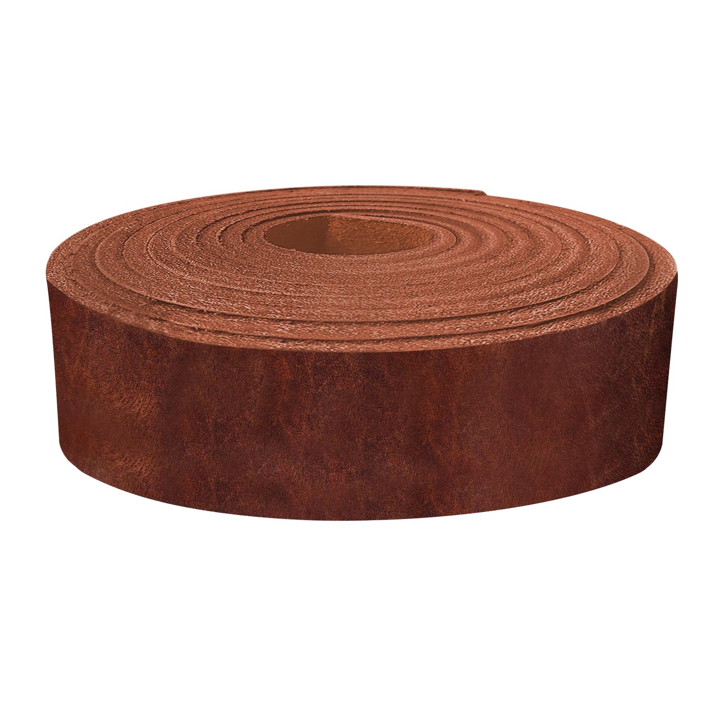 ELW 9-10 oz (3.6-4mm) Latigo Leather Belt Grade Straps & Strips | Size: 1"x50" (2.5x127cm) | Russet | Full Grain Cowhide, Heavy Duty Holsters, Sheathes, Harness, Saddle, Guitar Straps, DIY Crafts