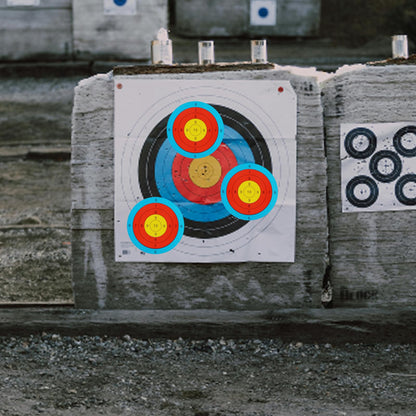 SPG 3 Inch Archery Target Stickers - Self-Adhesive Shooting Target Paper Portable Target for Shooting Range Indoor Outdoor Archery Shooting Practice