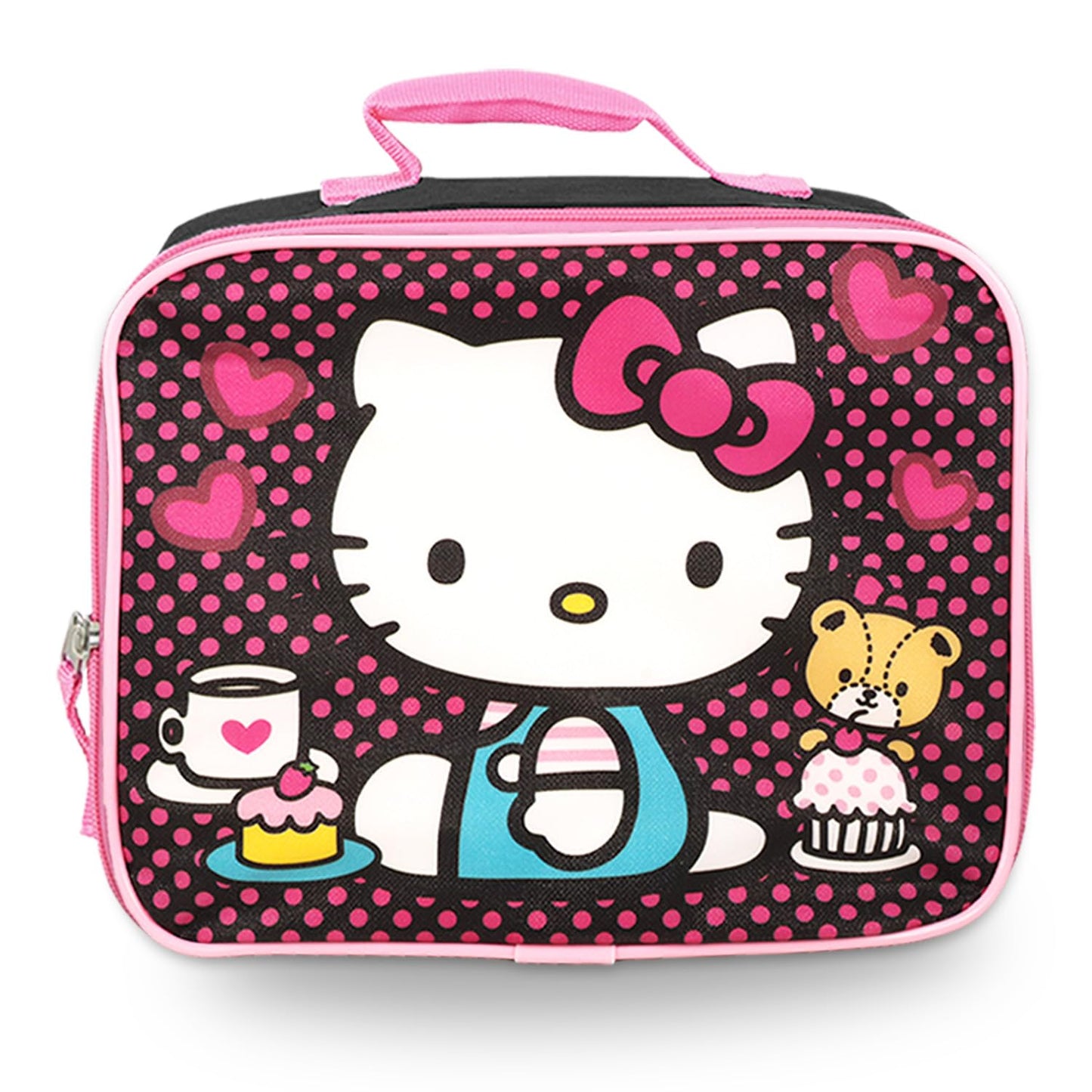 Hello Kitty Backpack with Lunch Box Set - Bundle with 16" School Bag, Lunch Bag, Stickers, More | Hello Kitty Backpack for Kids School Supplies