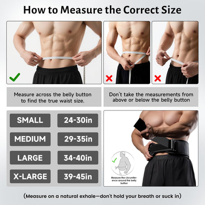 MANUEKLEAR Gym Weight Lifting Belt Weight Lifting Workout Weightlifting Powerlifting Belt for Men Women - 7.5inch - Bodybuilding Fitness Back Support for Cross Training, Squats, Lunges