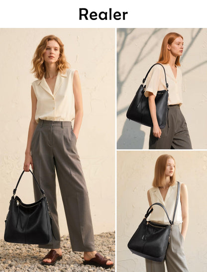 Handbags for Women Large Designer Ladies Hobo bag Bucket Purse Faux Leather