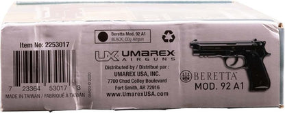Umarex Beretta M92 A1 Blowback .177 Caliber BB Gun Pistol - Full-Auto Action