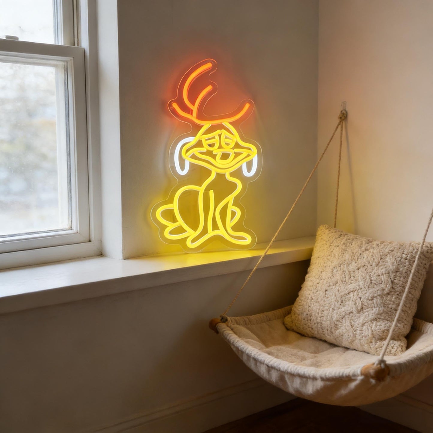 Neonawall Dog Neon Sign, Dimmable USB-Powered LED Light for Wall Decor, Bedroom Living Room Christmas Decoration 7.9 x 15.2 inch