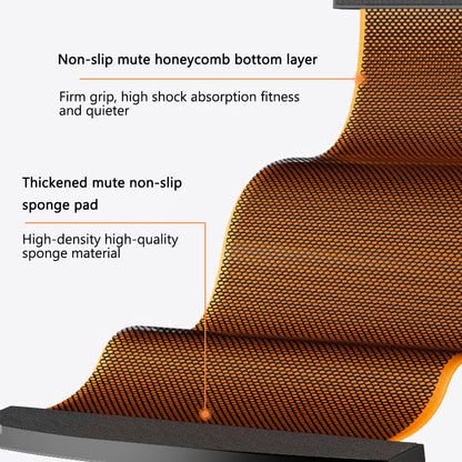 shenruifa Slide Board with Shoe Cover Slimming Exercise Guide Slide Mat for Leg Pot Training Fitness Athletic Training (200 * 50cm)