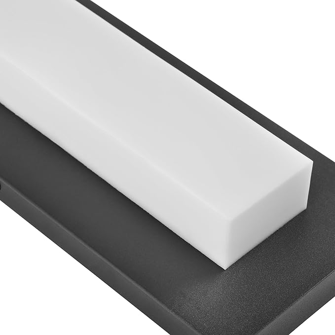 LamQee 23.6 in Aluminum Long Outdoor Wall Lights, 2900K 1580LM LED Waterproof IP65, Linear Modern Exterior Lighting Fixtures Wall Mount Outside Sconce Acrylic Shade for House Porch Patio Garage Door