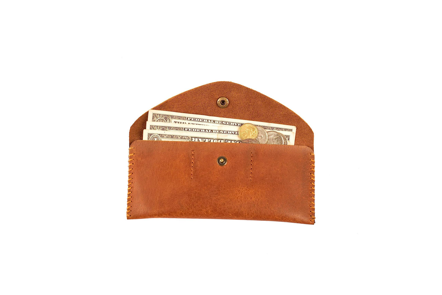 TheAntiq Leather Currency Pouch, Money Bag, Credit Card Wallet, Genuine Leather Currency Organiser For Men & Women, Dollar Bills Organiser, Money Pouch, Cash Bag- Handmade