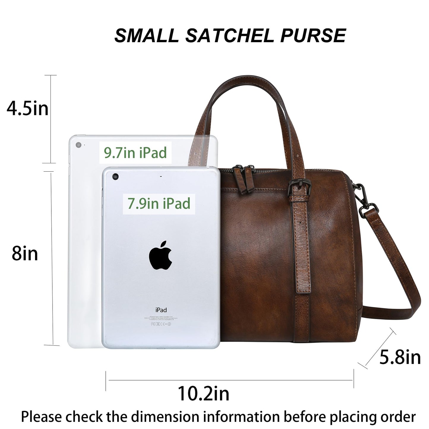 Iswee Leather Purses and Handbags Hobo Crossbody Bags for Women Vintage Purse Small Top Handle Bags Zipper Tote Bag(Coffee)