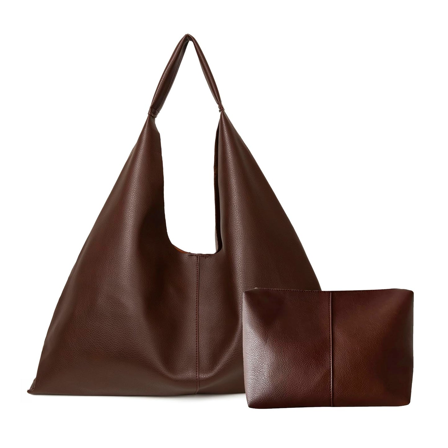 YLYYHH Leather Tote Bag, Oversized Hobo Bags, Large Tote Bag for Women Work, Vegan Leather Handbags Travel, Oversized Tote Handbag, Coffee