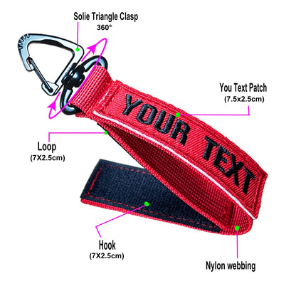 Uayma Tactical molle key clip, 1PC Custom Nylon Belt Key Ring Holder Carabiners Hanger Buckle tactical keychains for Outdoor Sport Hiking Climbing Camping, molle key clips (Triangle Clasp)