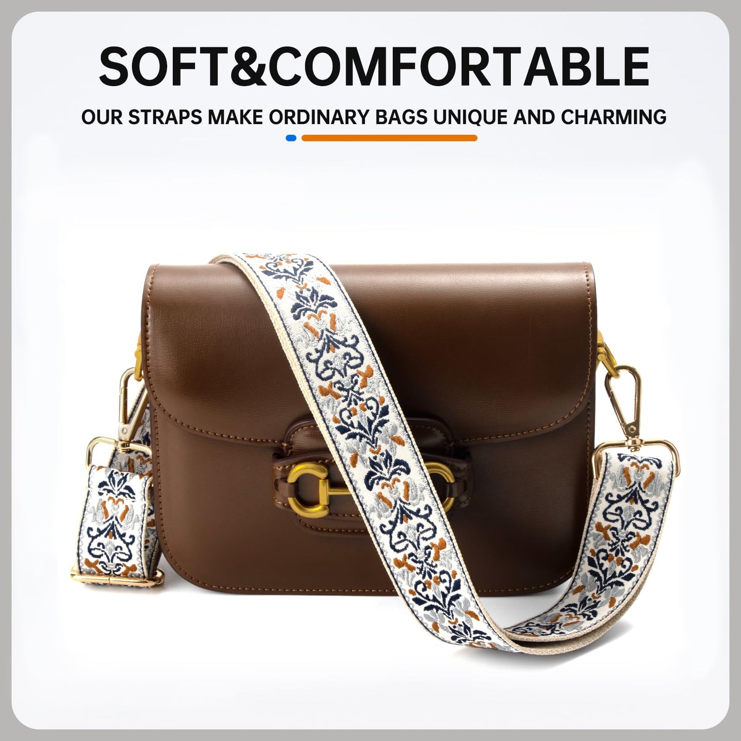 Dksongr Purse Straps Replacement Crossbody Bag Strap Adjustable Long shoulder Straps for Handbags，Women purse strap