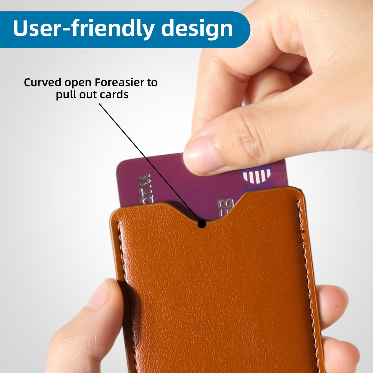 RFID blocking sleeves Universal for travel and business, 7 Pcs Multicolor Luxury Leather Credit Card Cover Protect Cards from Electronic Theft, social security Card Holder Fit in Purse&Wallet