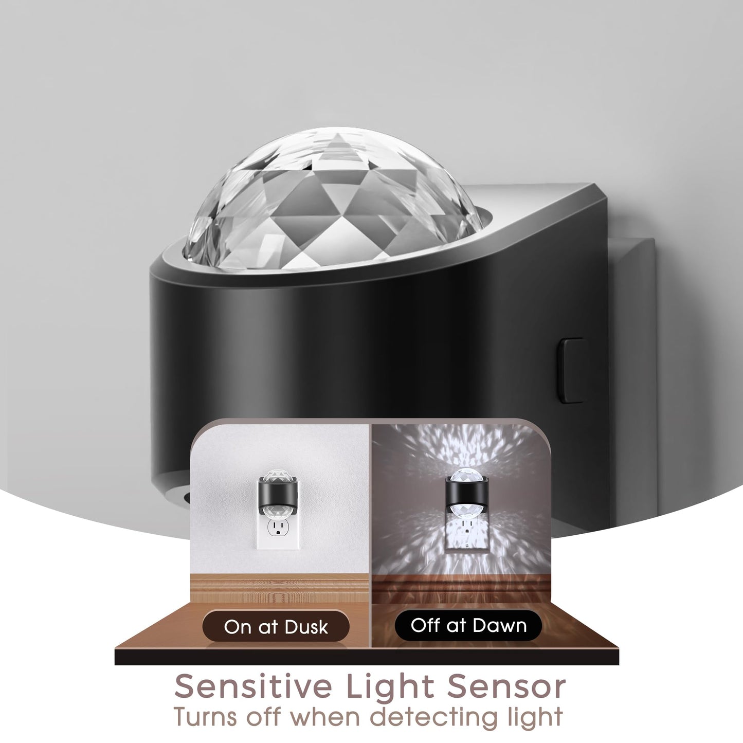 Night Light, Night Lights Plug into Wall, Night Light for Bedroom, Dimmable Brightness, LED Dusk to Dawn Sensor Nightlight for Nursery, Bathroom, Home Decor, Gaming Room, Daylight White 5000k