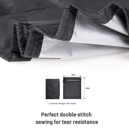 POMER Treadmill Cover, 81x37x67 inch Dustproof Oxford Fabric with Zipper Running Machine Protective Cover for Non-Folding Home Treadmill