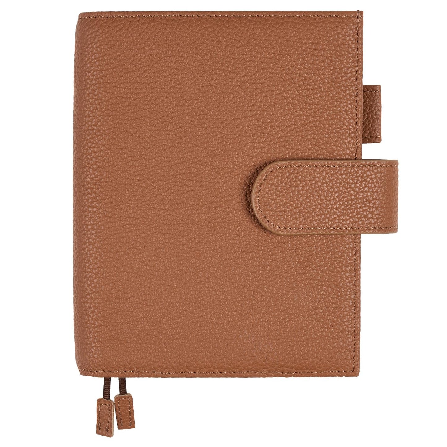 2026 New Genuine Leather A6 Notebook Cover Fits Hobonichi Cousin, Stalogy, LEUCHTTURM1917 and Midori MD Planners, with Pen Loop, Card Slots, Bookmarks and Back Pocket