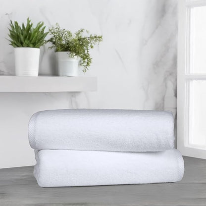 Amazon Basics Lightweight Quick-Dry Bath Towel, 100% Cotton, 2 Piece