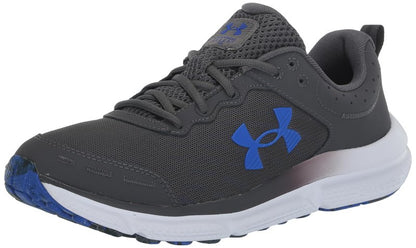 Under Armour Men's Charged Assert 10 Shoes, (106) Castlerock/Castlerock/Team Royal, 11 X-Wide