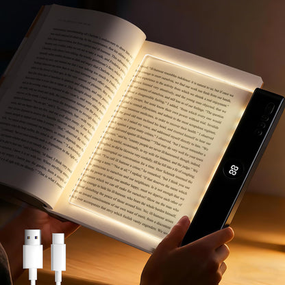 Led Book Light and Night Light 2 in 1 - Book Light Page, 3 Color Temperatures & Stepless Dimming, USB Rechargeable Reading Light with Timer for Night Reading, Book Lovers Gifts