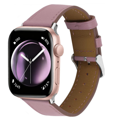 Italy Genuine Leather Bands Women Men Compatible with Apple Watch 38mm 41mm 40mm 42mm 44mm 45mm 46mm 49mm, iWatch Straps Smartwatch Replacement Band for Ultra SE 3/2/1 Series 11 10 9 8 7 6 5 4 3 2 1